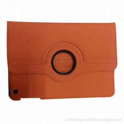 PU Leather Case for iPad Mini, Small Pockets Available to Hold Customer's Business Cards and Money
